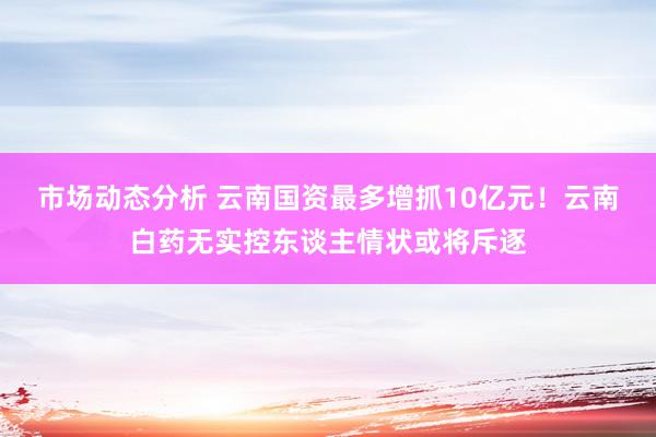 市场动态分析 云南国资最多增抓10亿元！云南白药无实控东谈主情状或将斥逐