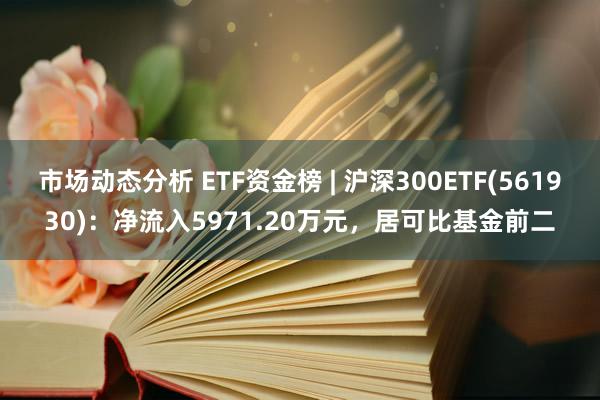 市场动态分析 ETF资金榜 | 沪深300ETF(561930)：净流入5971.20万元，居可比基金前二