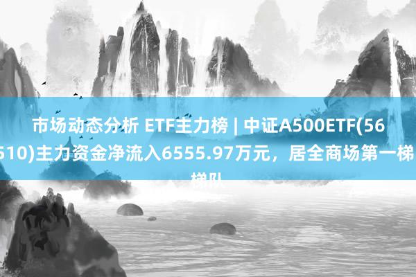 市场动态分析 ETF主力榜 | 中证A500ETF(560510)主力资金净流入6555.97万元，居全商场第一梯队